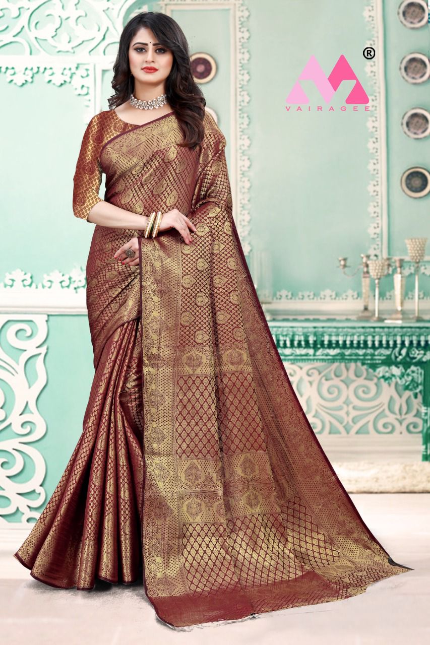 Vivera Zarina 7 Festive Wear Silk Printed Designer Saree Collection
